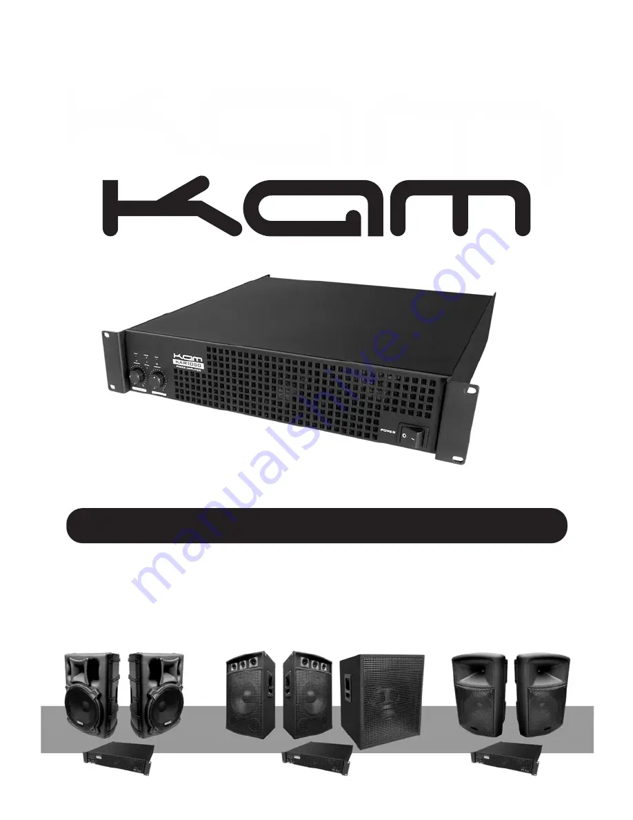 KAM KXR Instruction Manual Download Page 1