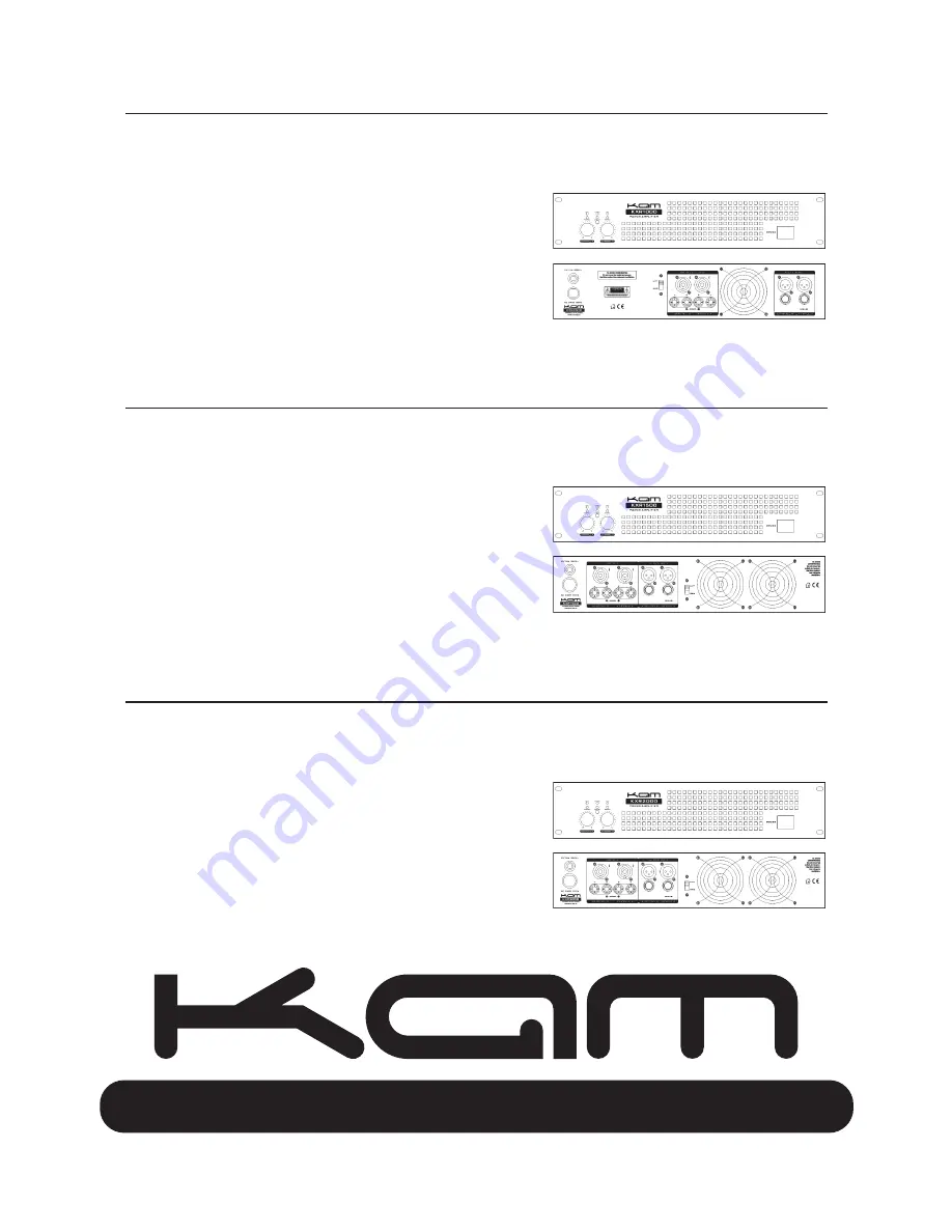 KAM KXR Instruction Manual Download Page 8