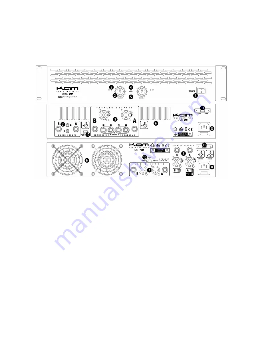 KAM KXR150 V2 Instruction Manual Download Page 3