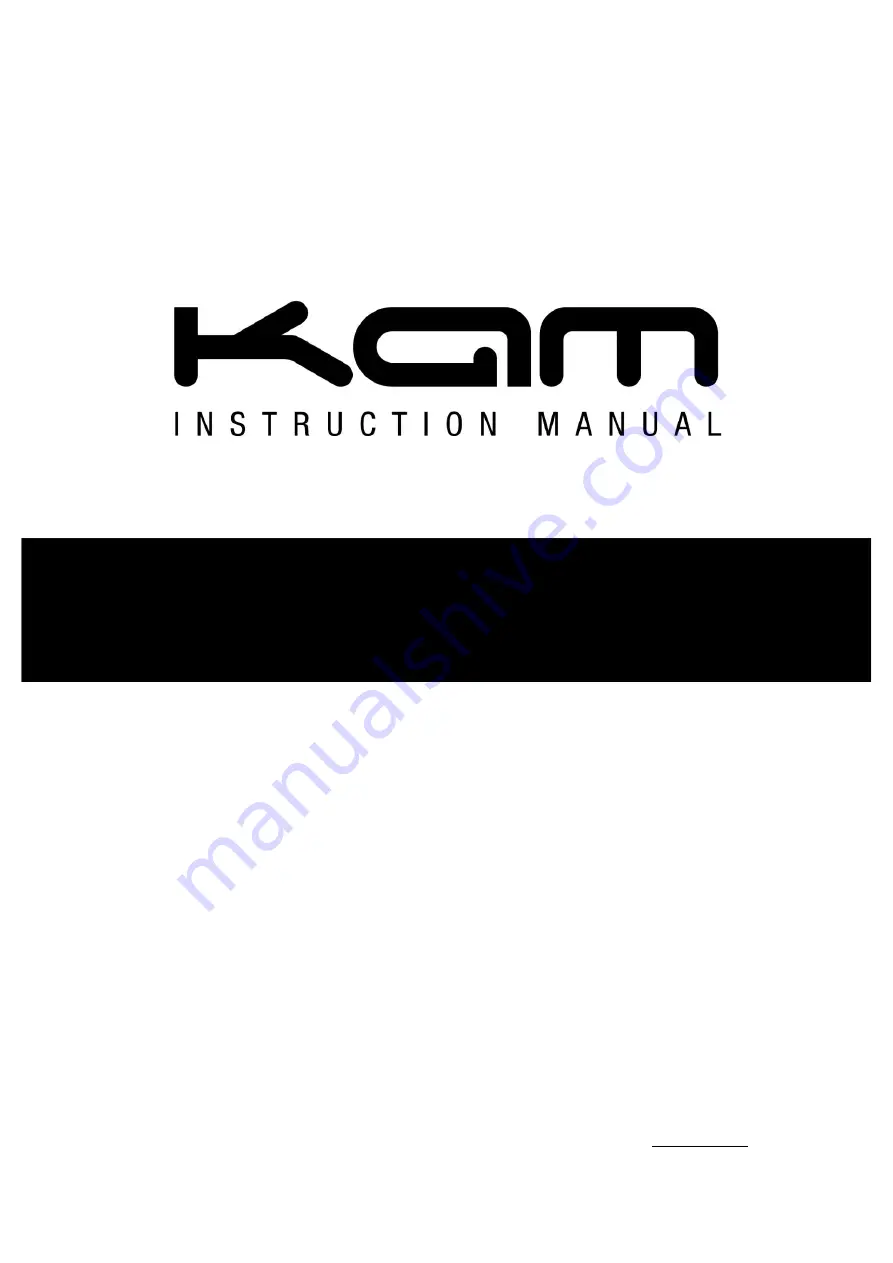 KAM SOUNDFORCE15A Manual Download Page 1