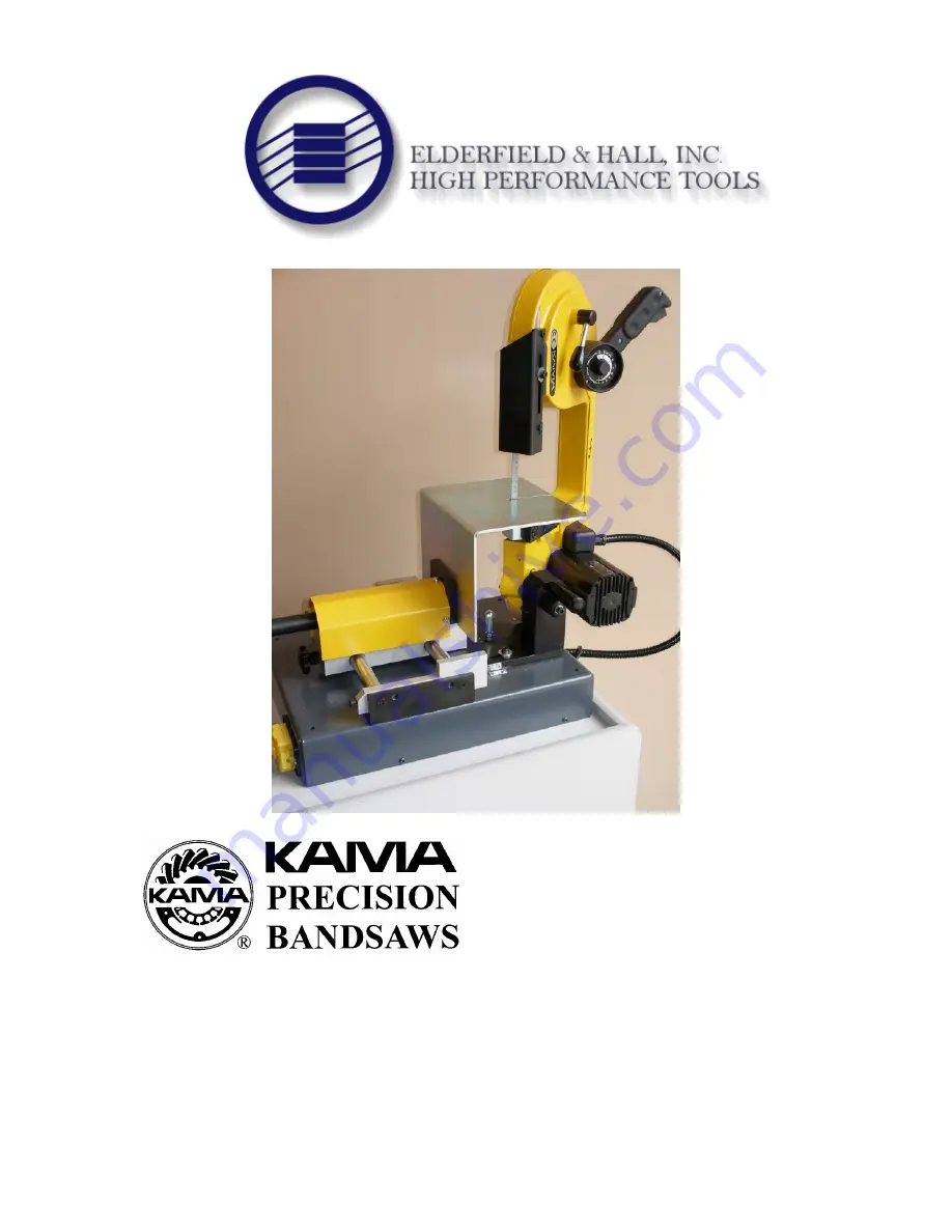 KAMA EV 91DHMV Operation And Maintenance Manual Download Page 1