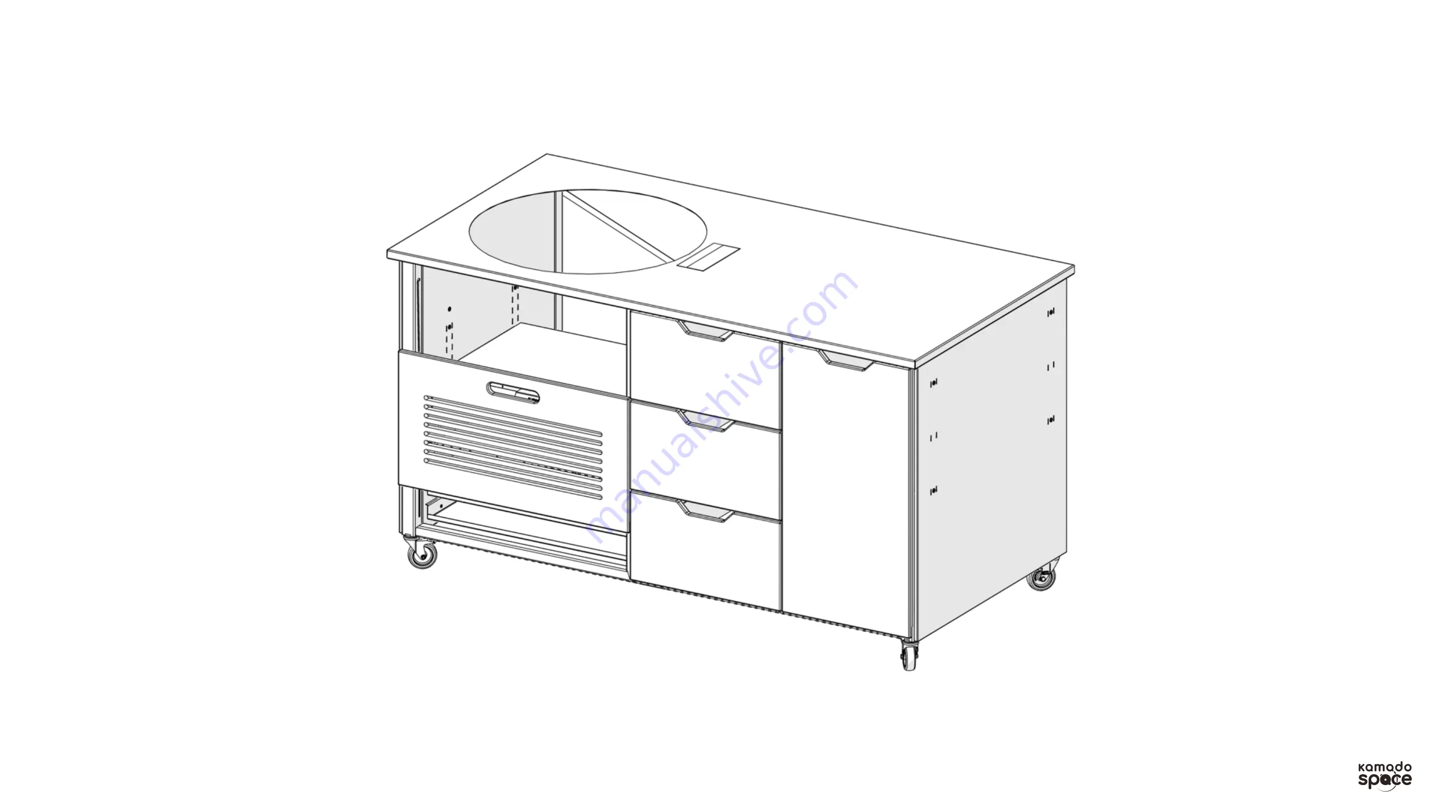 Kamado Space Island Assembly Instruction Manual Download Page 170