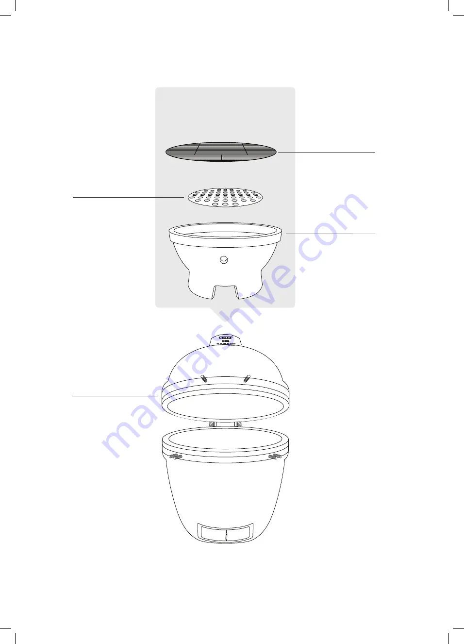 Kamado CHIEF GEBRUIKS Manual Download Page 10