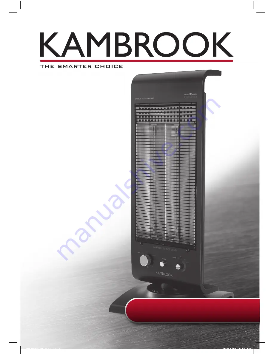 Kambrook CARBON KCF200 Instruction Booklet Download Page 1