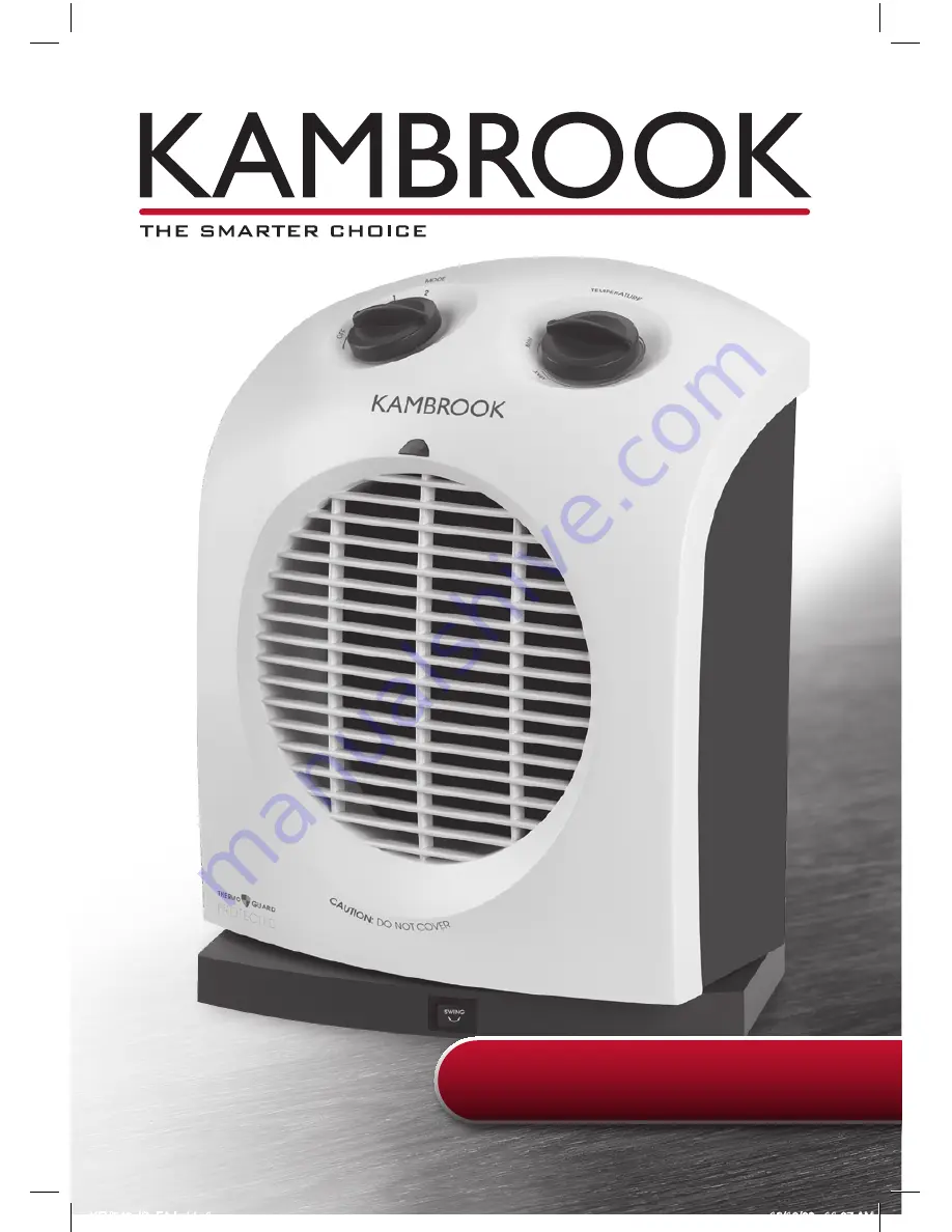 Kambrook KFH540 Скачать руководство пользователя страница 1