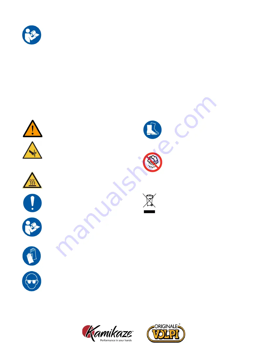 Kamikaze ORIGINALE VOLPI KV390 Скачать руководство пользователя страница 25