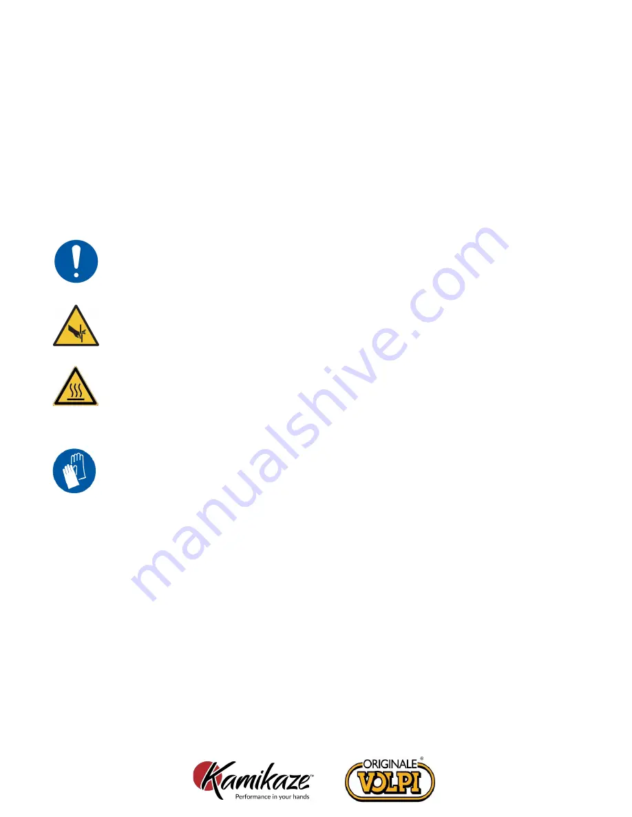 Kamikaze ORIGINALE VOLPI KV390 Скачать руководство пользователя страница 37