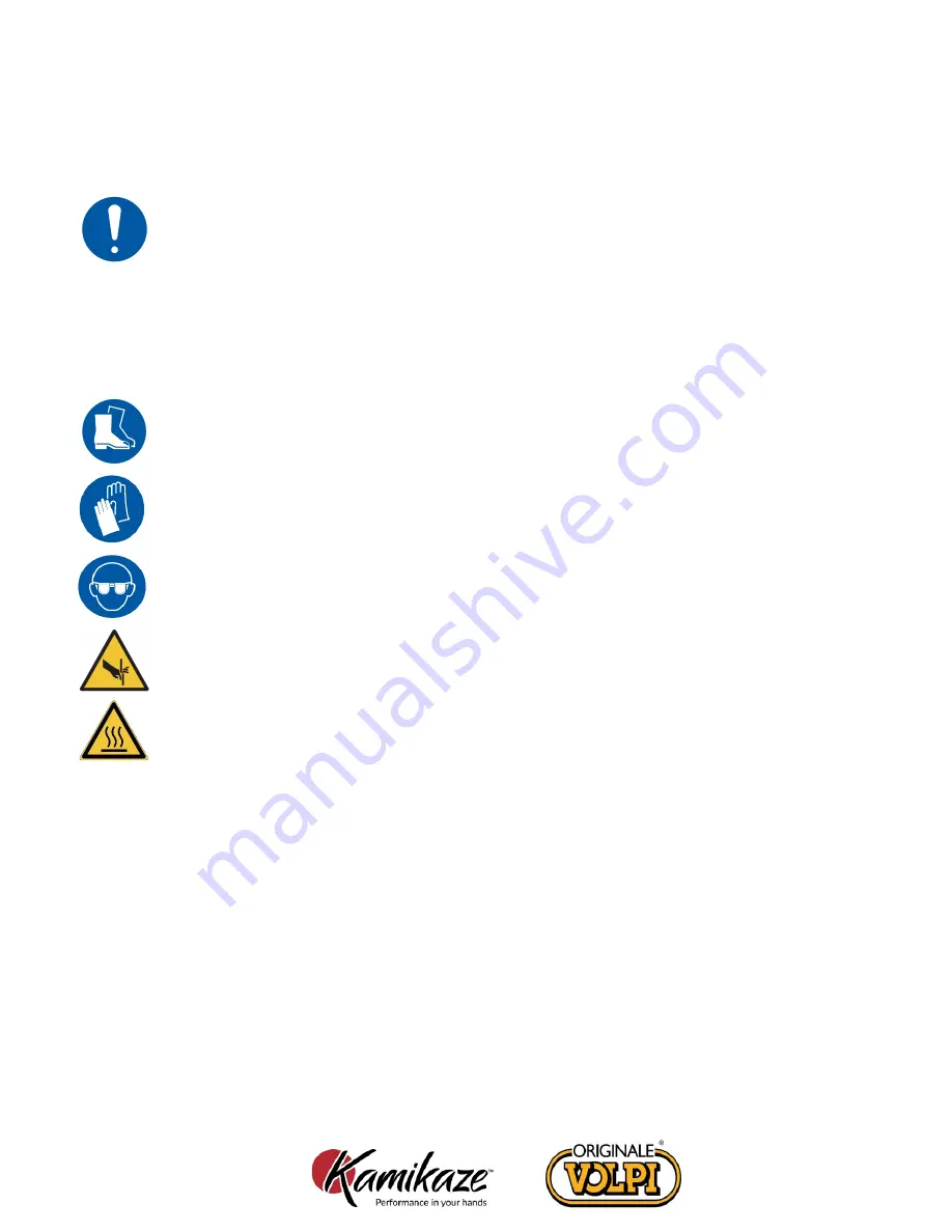 Kamikaze ORIGINALE VOLPI KV390 User Manual Download Page 80