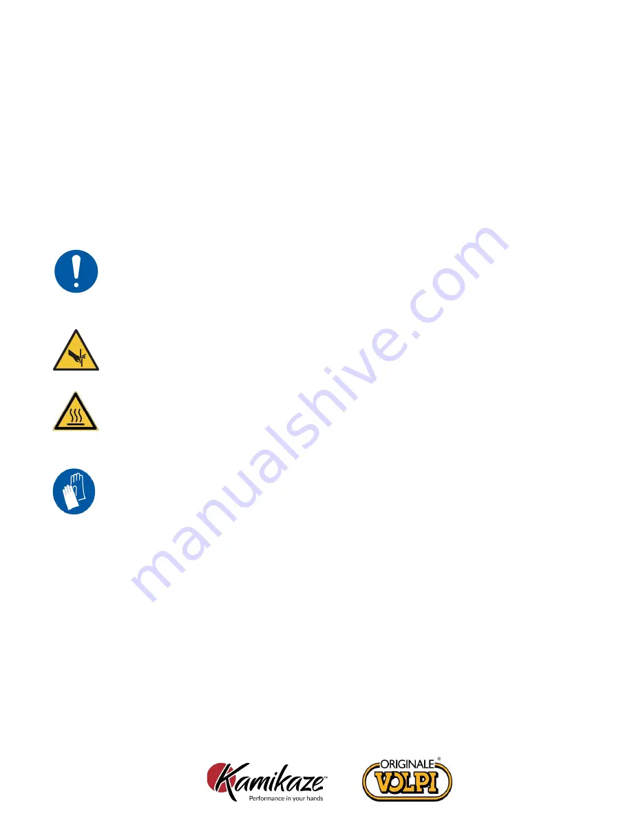 Kamikaze ORIGINALE VOLPI KV390 Скачать руководство пользователя страница 104