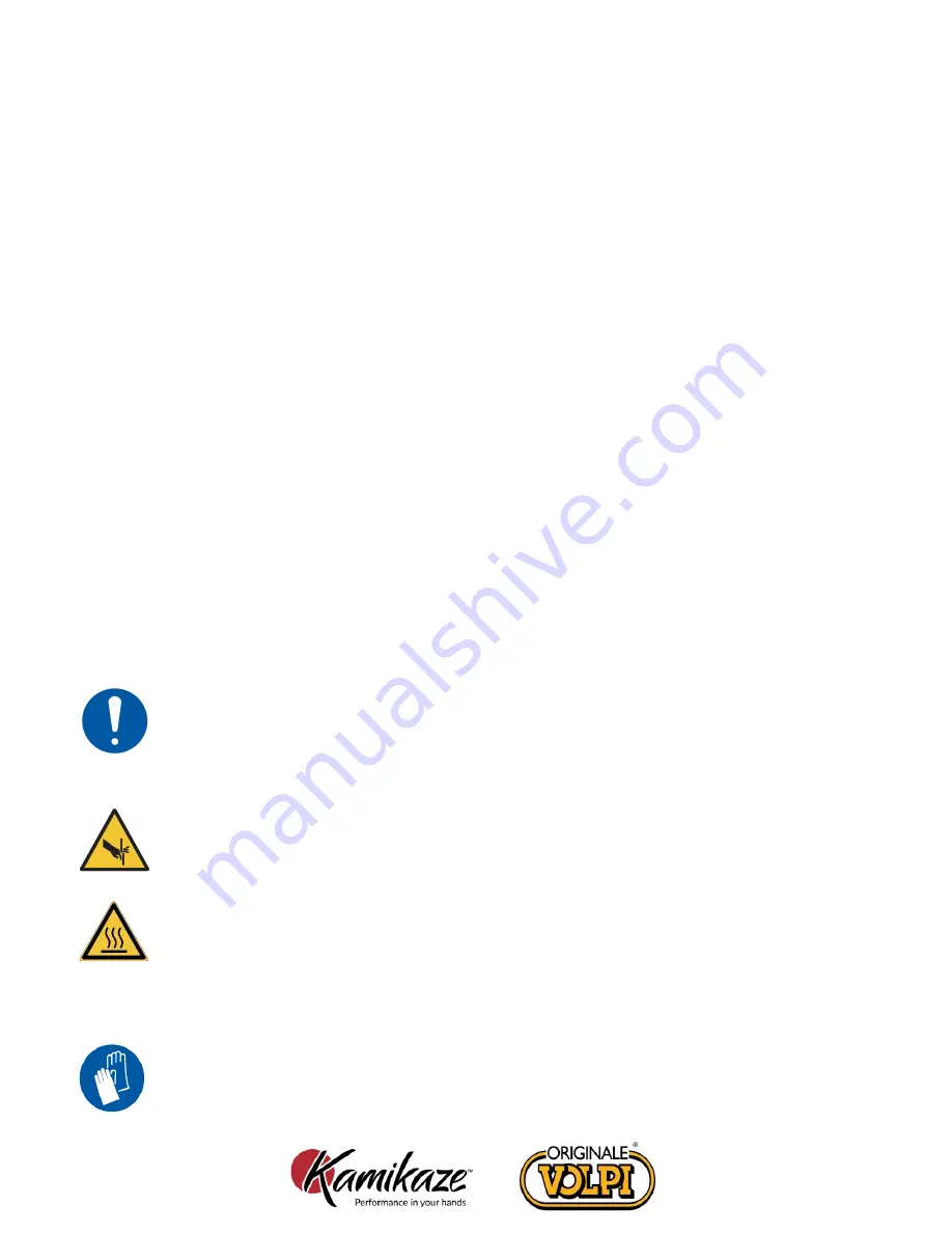 Kamikaze VOLPI KV380 User Manual Download Page 61