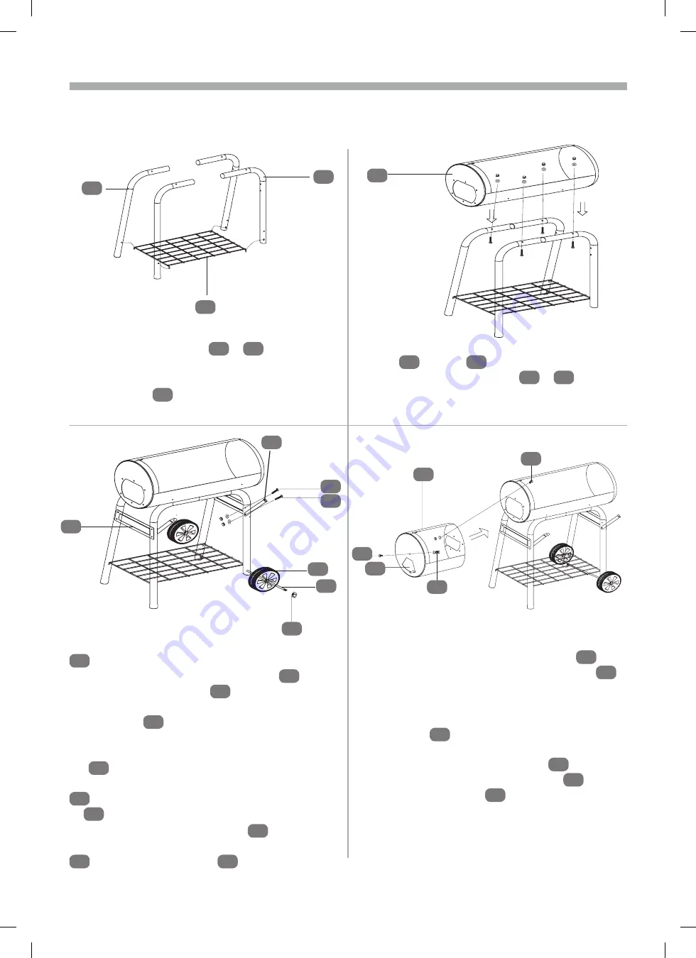 Kamino BBQ 132736 User And Assembly Instructions Download Page 26