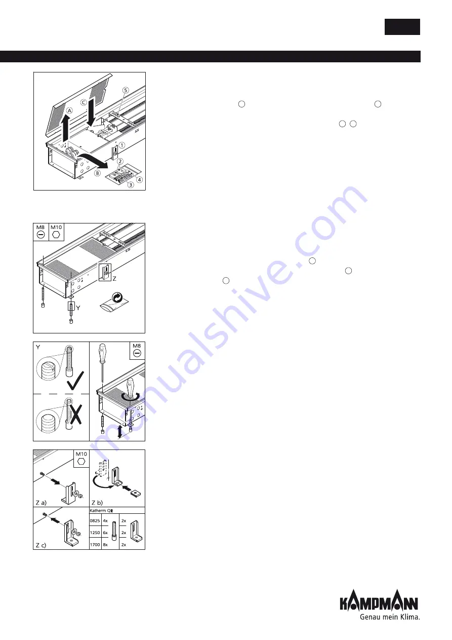 Kampmann Katherm QE Assembly And Installation Instructions Manual Download Page 5