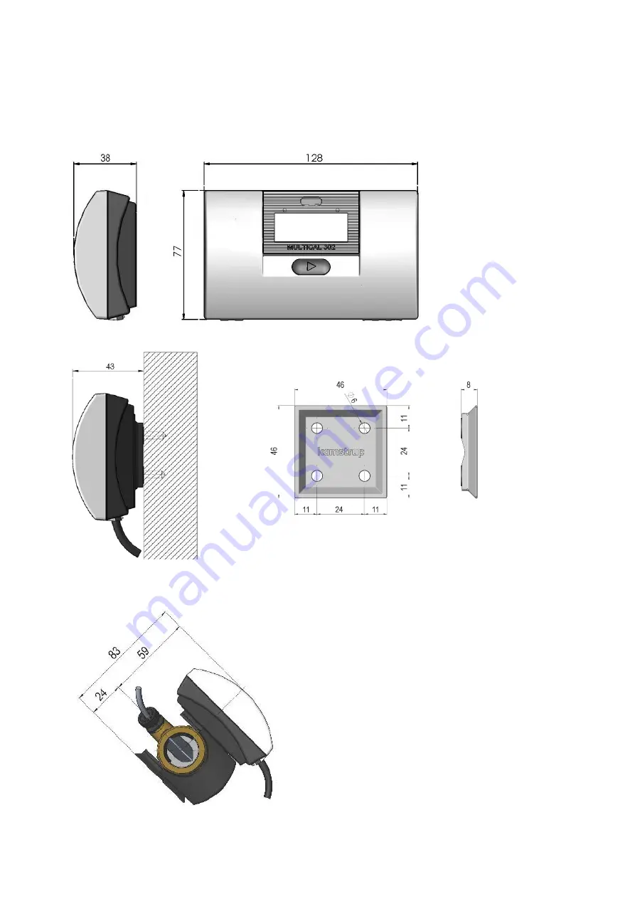 Kamstrup MULTICAL 302 Technical Description Download Page 23