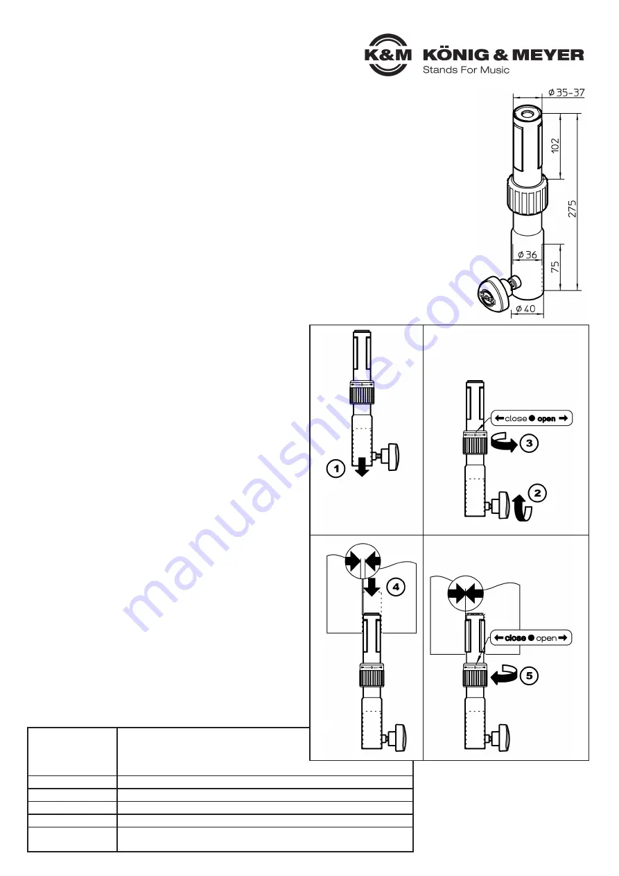 K&M Ring Lock 21441 Manual Download Page 2