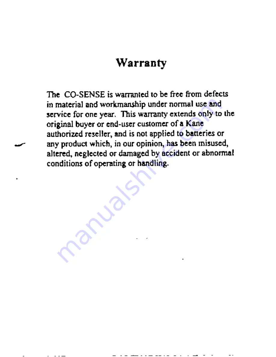 Kane Co-Sense Instructions Manual Download Page 13