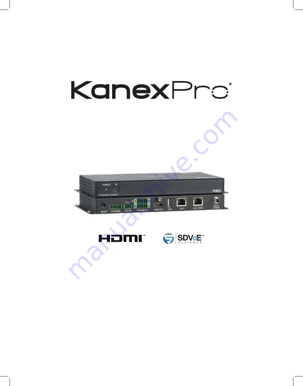 KanexPro EXT-PROCTRL Скачать руководство пользователя страница 1