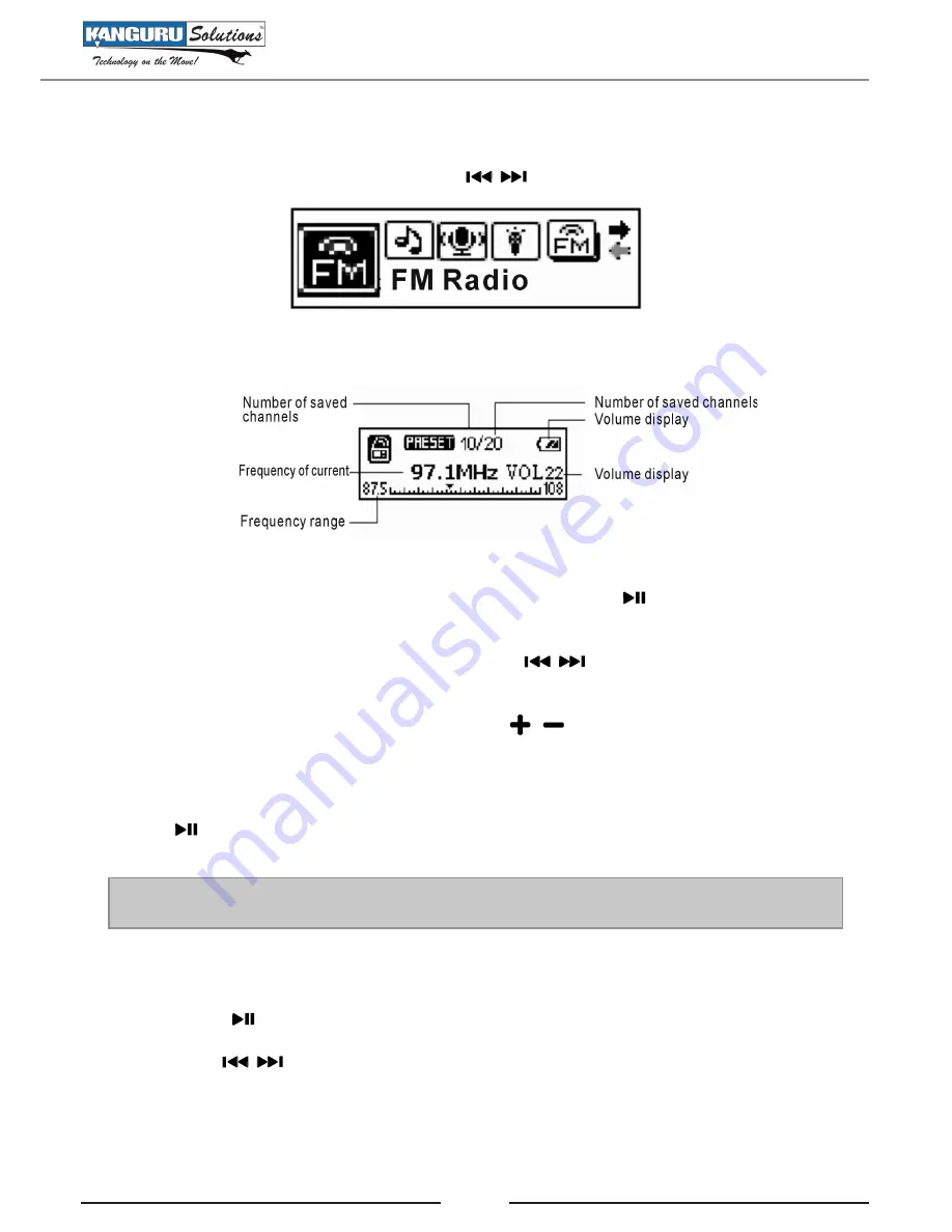 Kanguru Micro MP3 2GB Скачать руководство пользователя страница 9