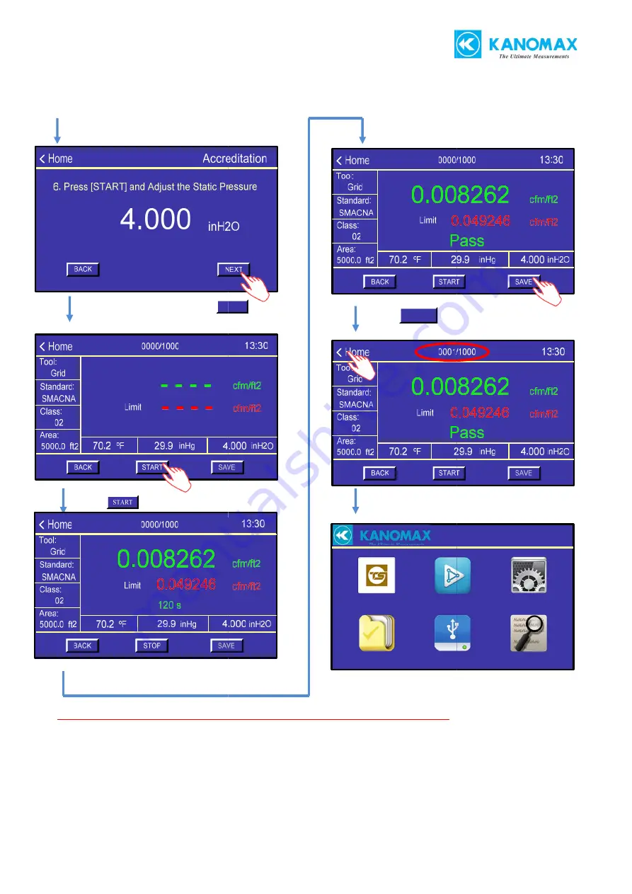 Kanomax DALT 6900 Operation Manual Download Page 14