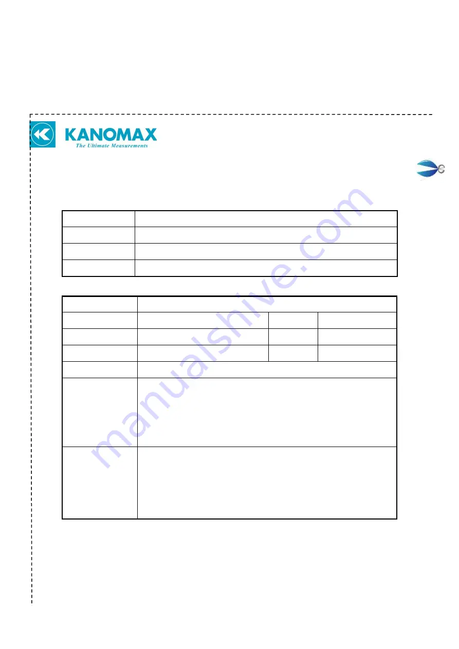 Kanomax TABmaster 6720 Скачать руководство пользователя страница 2