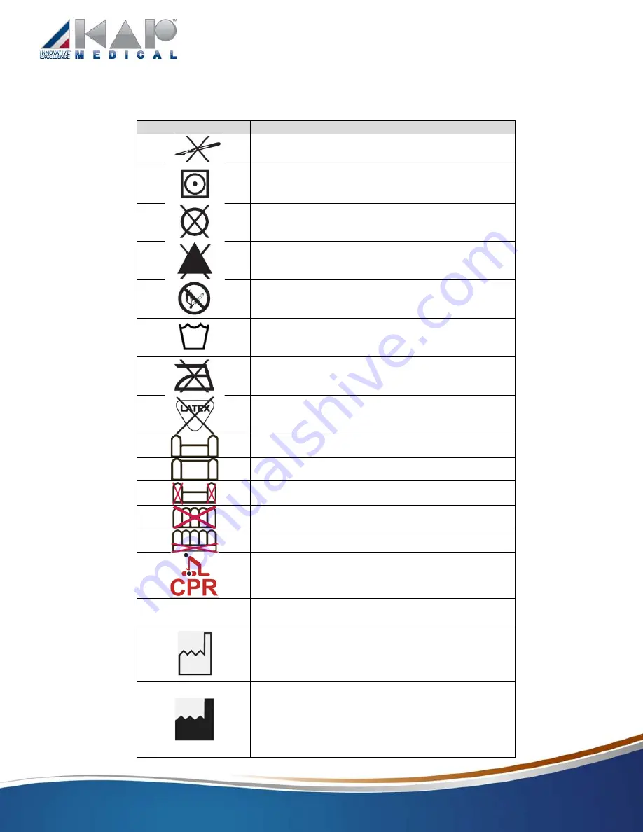 KAP Medical K-1 Series Operating Instructions Manual Download Page 15