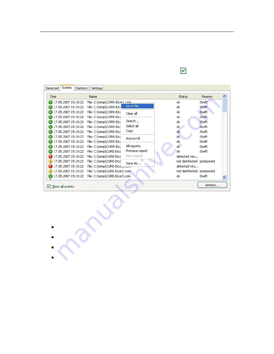 KAPERSKY ANTI-VIRUS 7.0 User Manual Download Page 168