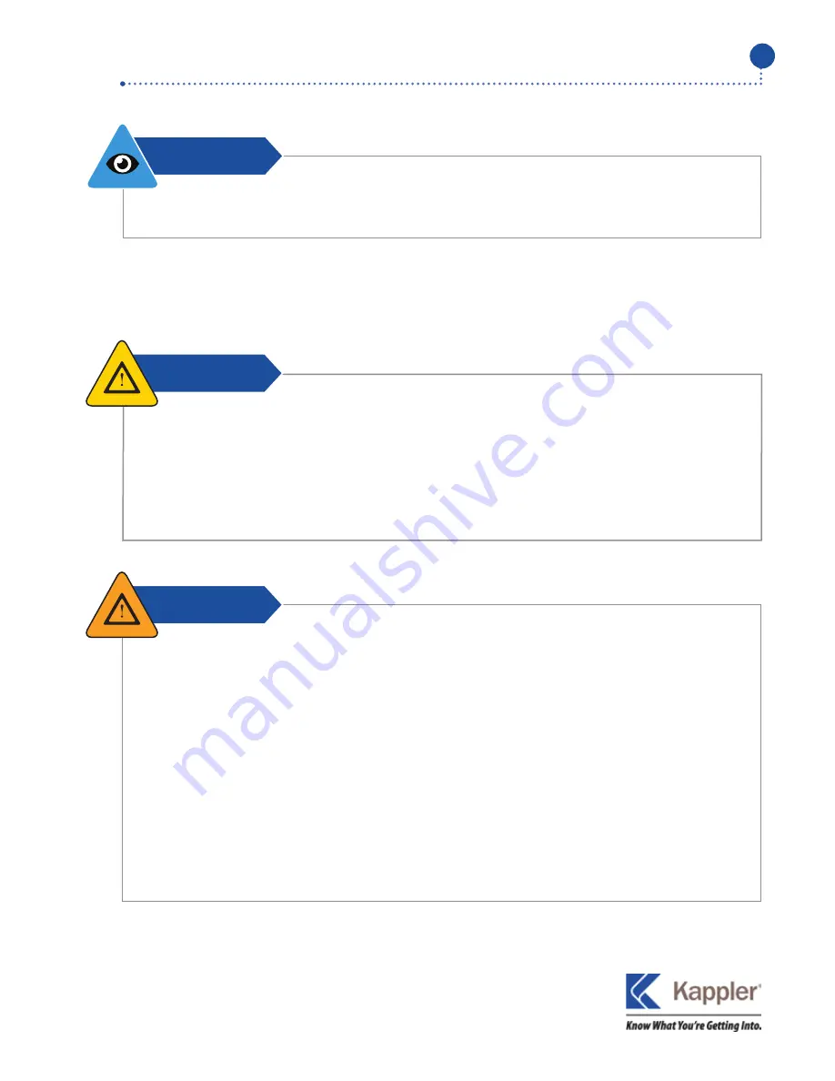 KAPPLER Frontline 500 User Information Download Page 7