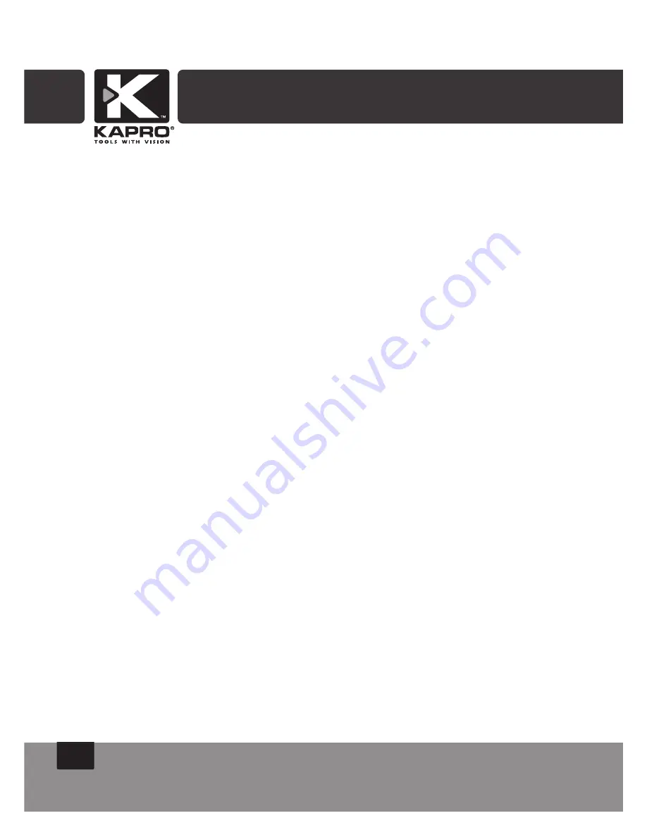 Kapro Prolaser 894 Visi-Cross User Manual Download Page 47