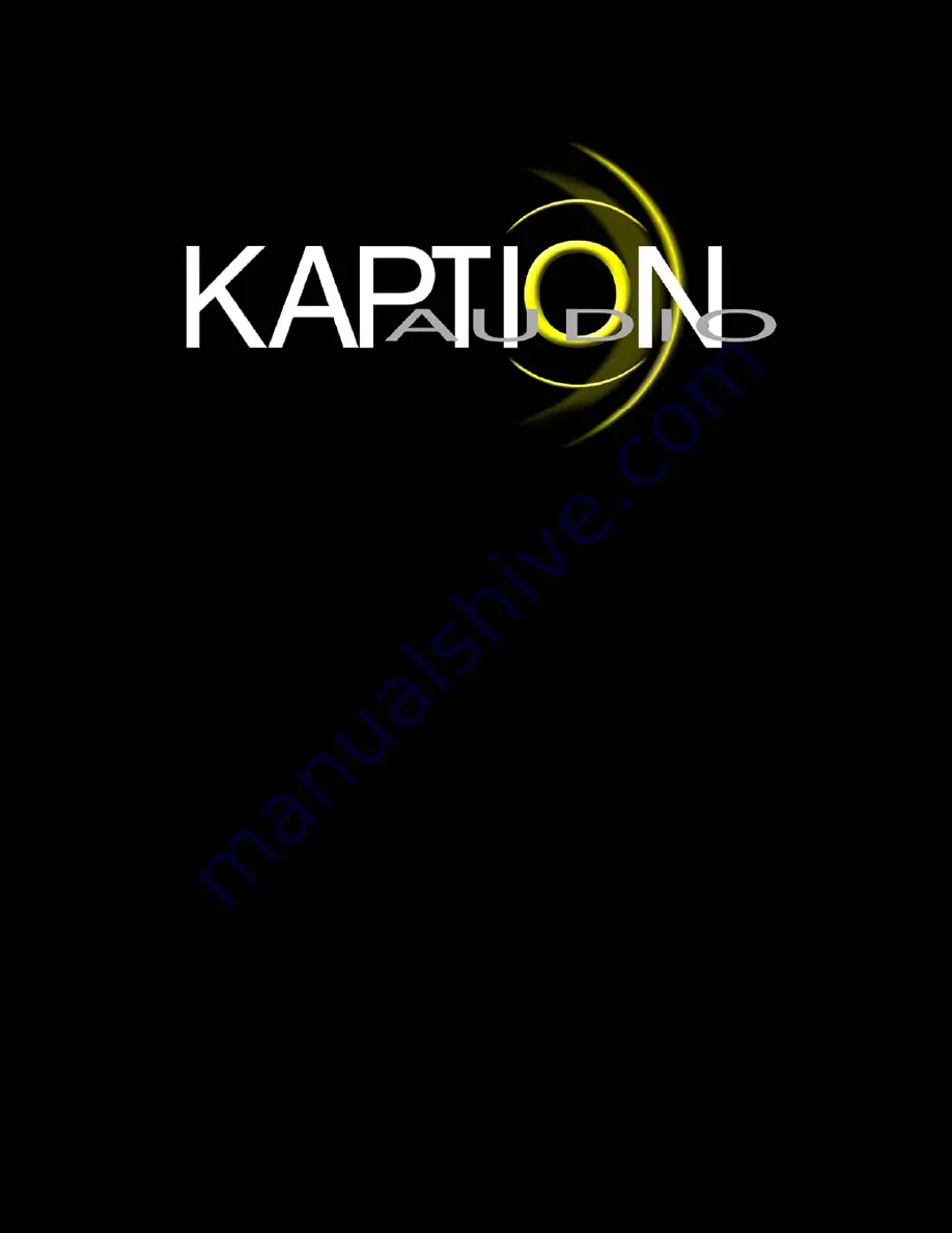 Kaption Audio D-1000.1 Скачать руководство пользователя страница 12