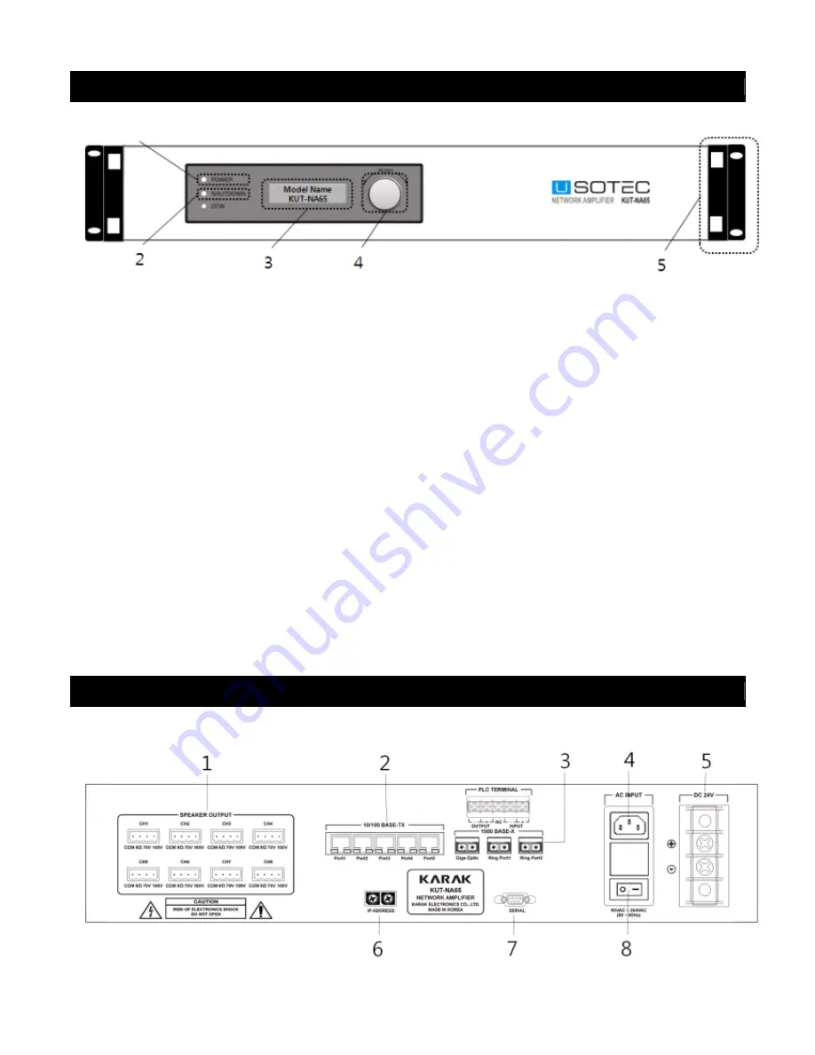 Karak Electronics KUT-NA 130 Скачать руководство пользователя страница 5