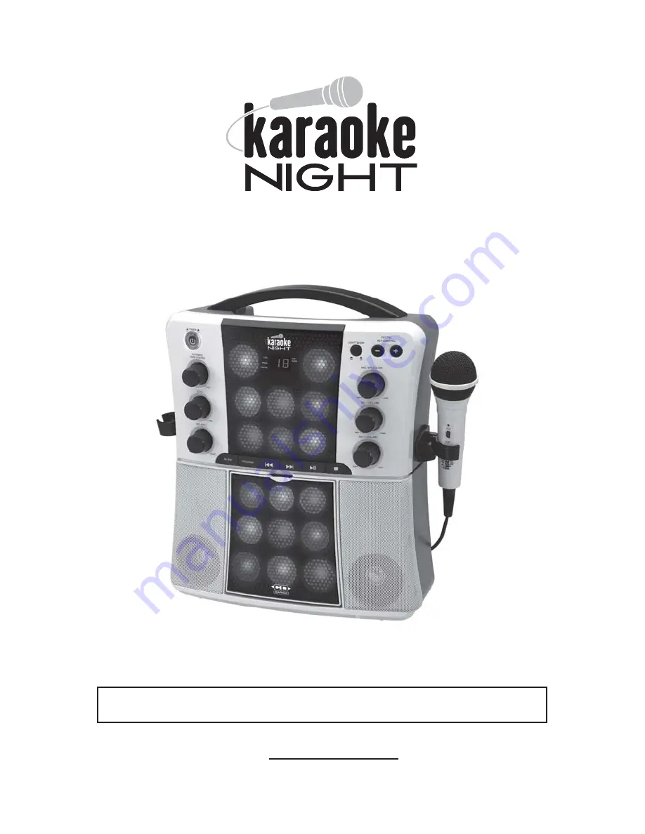 Karaoke Night KN200 User Manual Download Page 1