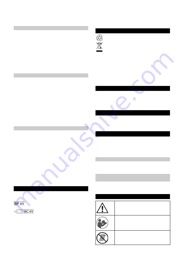 Kärcher GSH 4-4 Plus Manual Download Page 166