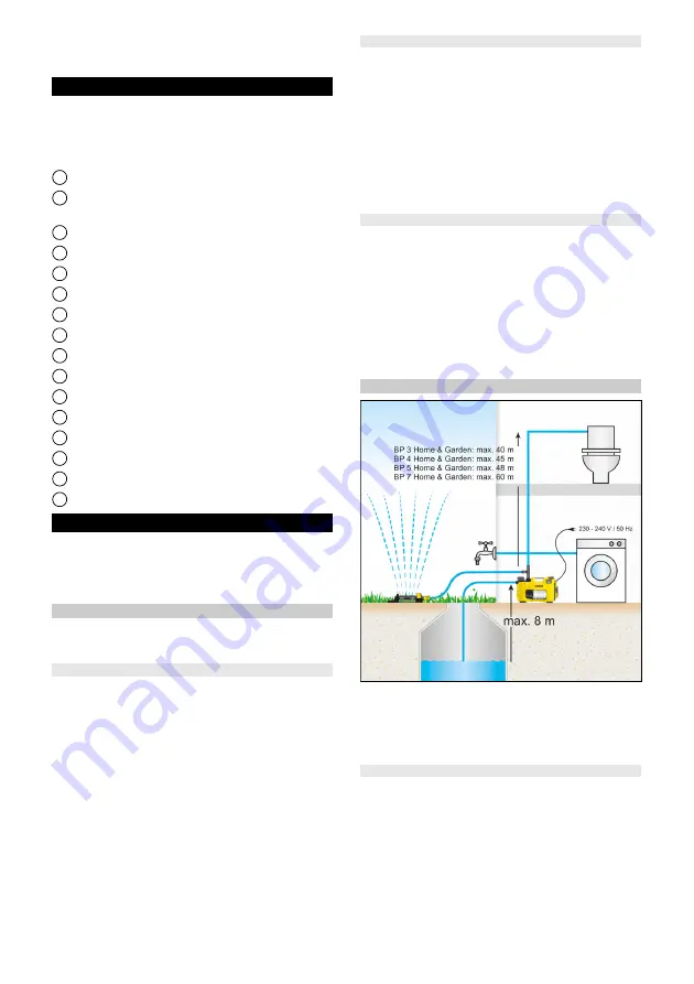 Kärcher Home & Garden BP 3 Manual Download Page 20