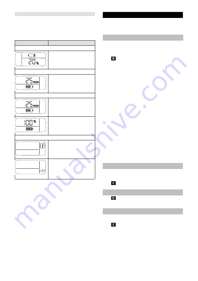 Kärcher KHB 5 Battery Instructions Manual Download Page 63