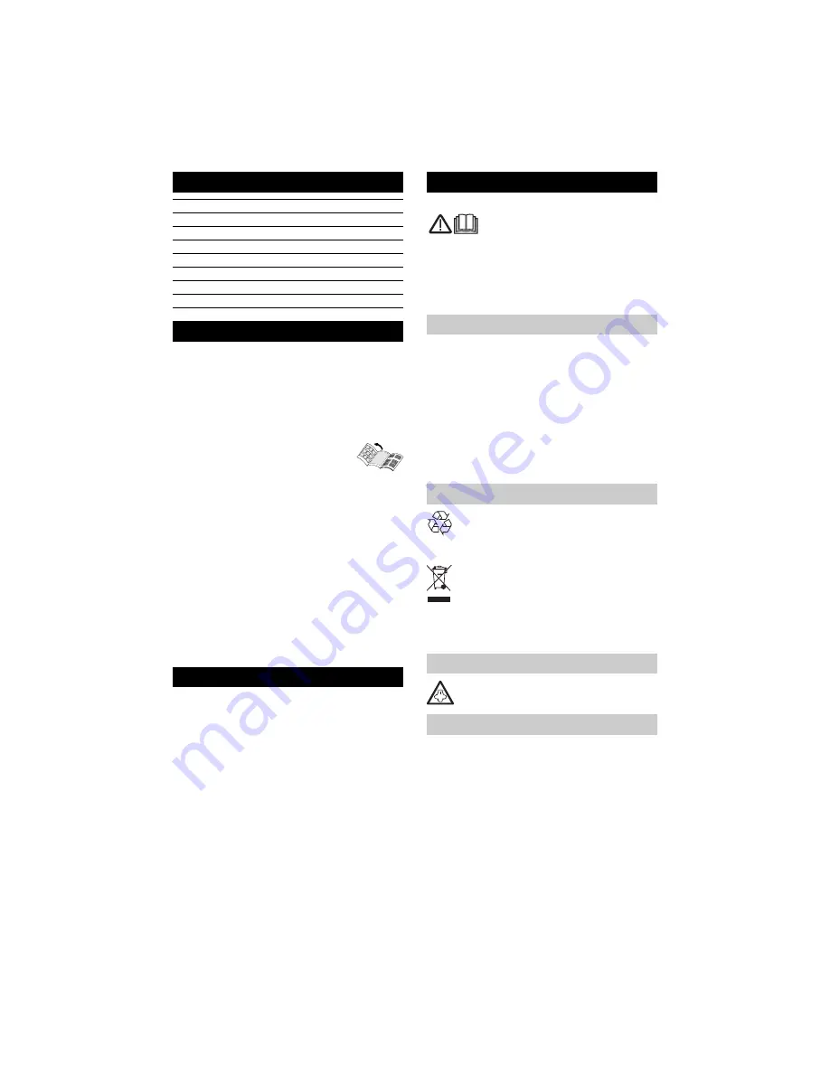 Kärcher SC 1020 B Quick Reference Download Page 96