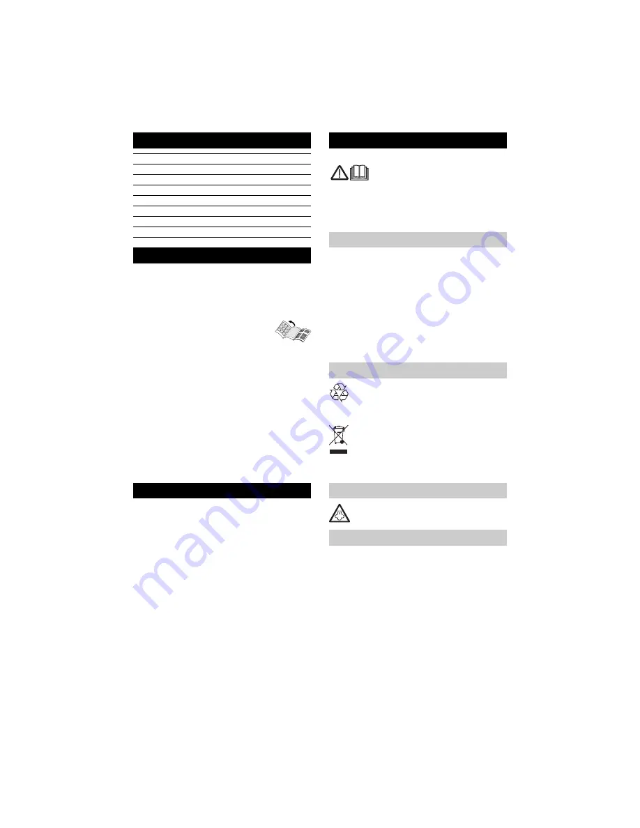 Kärcher SC 1020 B Quick Reference Download Page 111