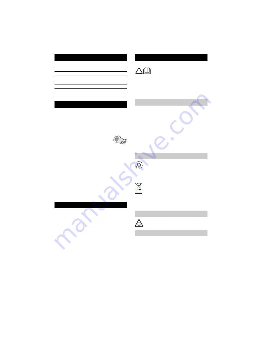 Kärcher SC 1020 B Quick Reference Download Page 116