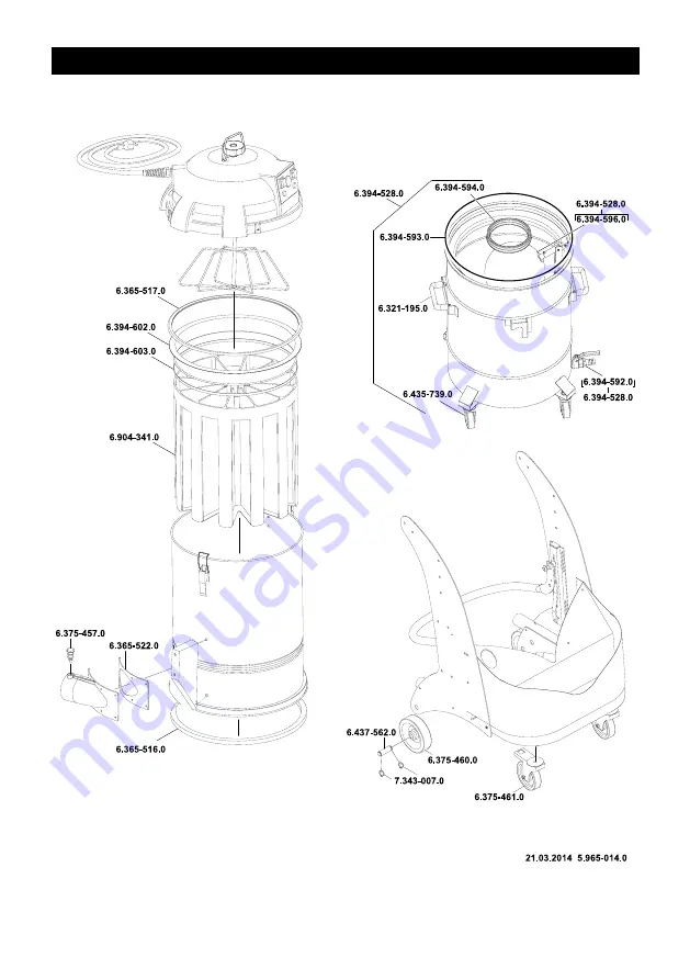 Kärcher V 60/24-2 W Original Instructions Manual Download Page 19