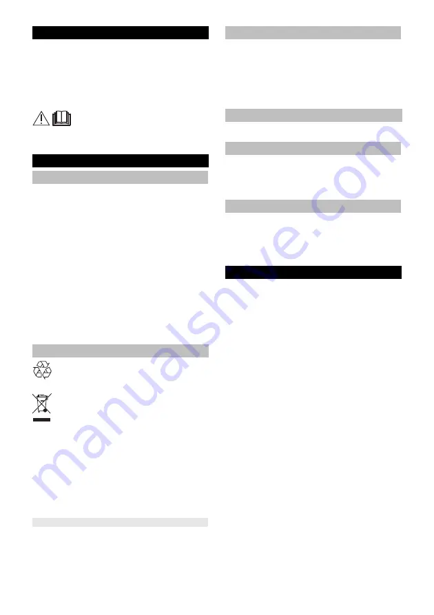 Kärcher VC 2 ERP Operation Download Page 17