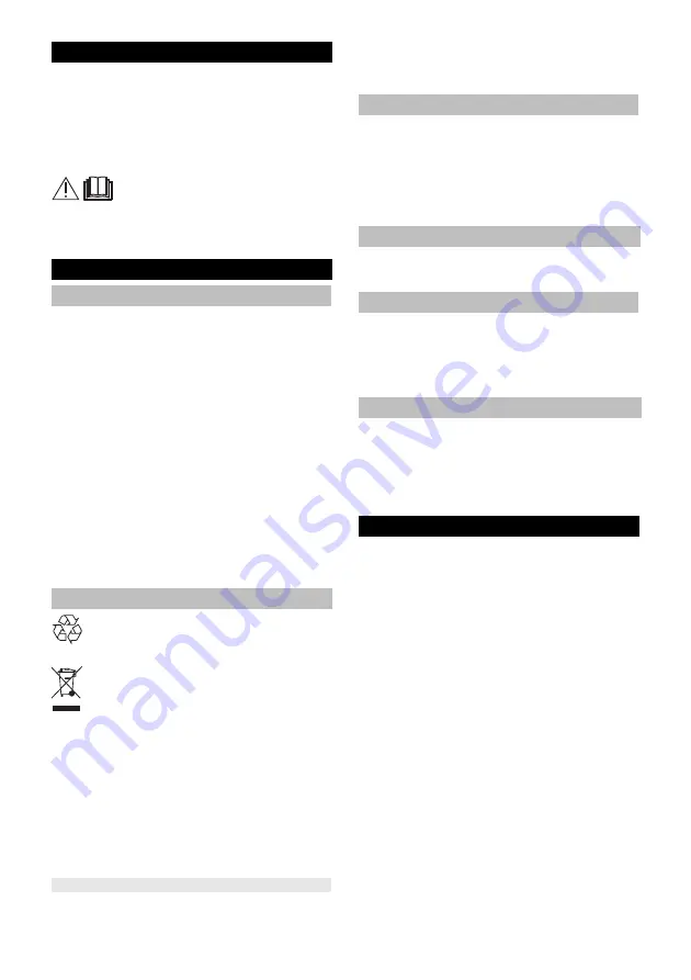 Kärcher VC 2 ERP Operation Download Page 56