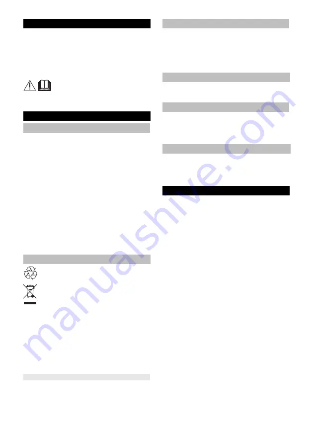 Kärcher VC 2 ERP Operation Download Page 65