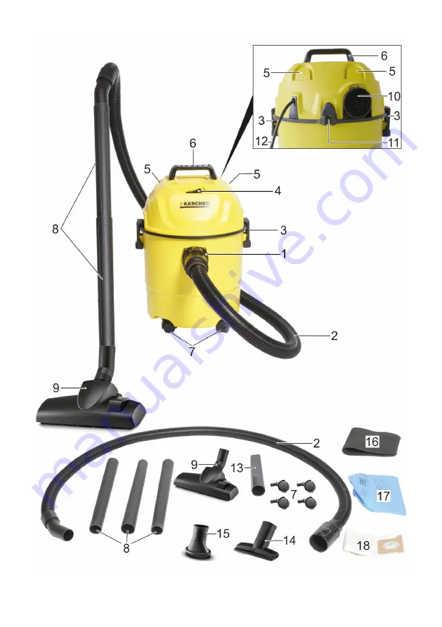 Kärcher WD 1 Home Manual Download Page 4