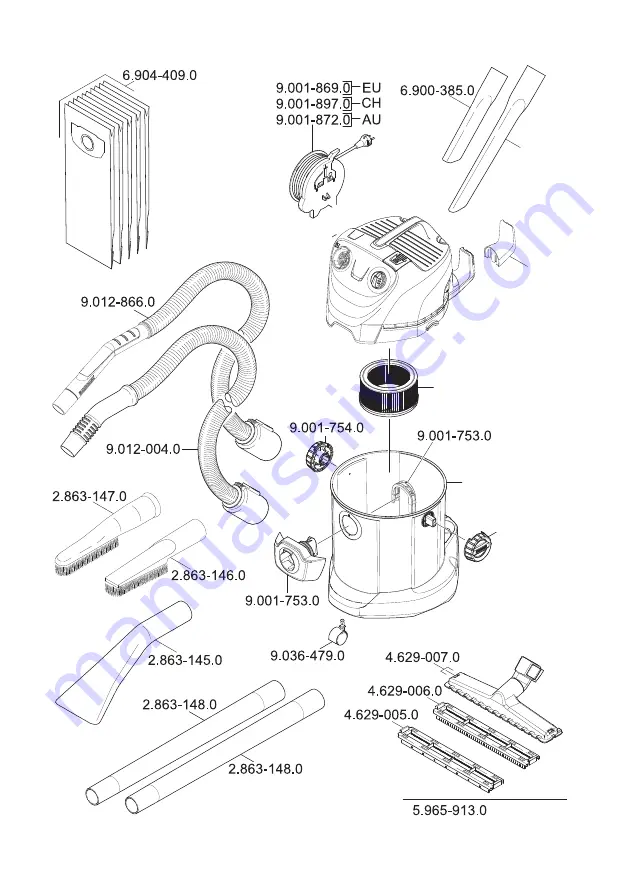 Kärcher WD 4.200 Operating Instructions Manual Download Page 149