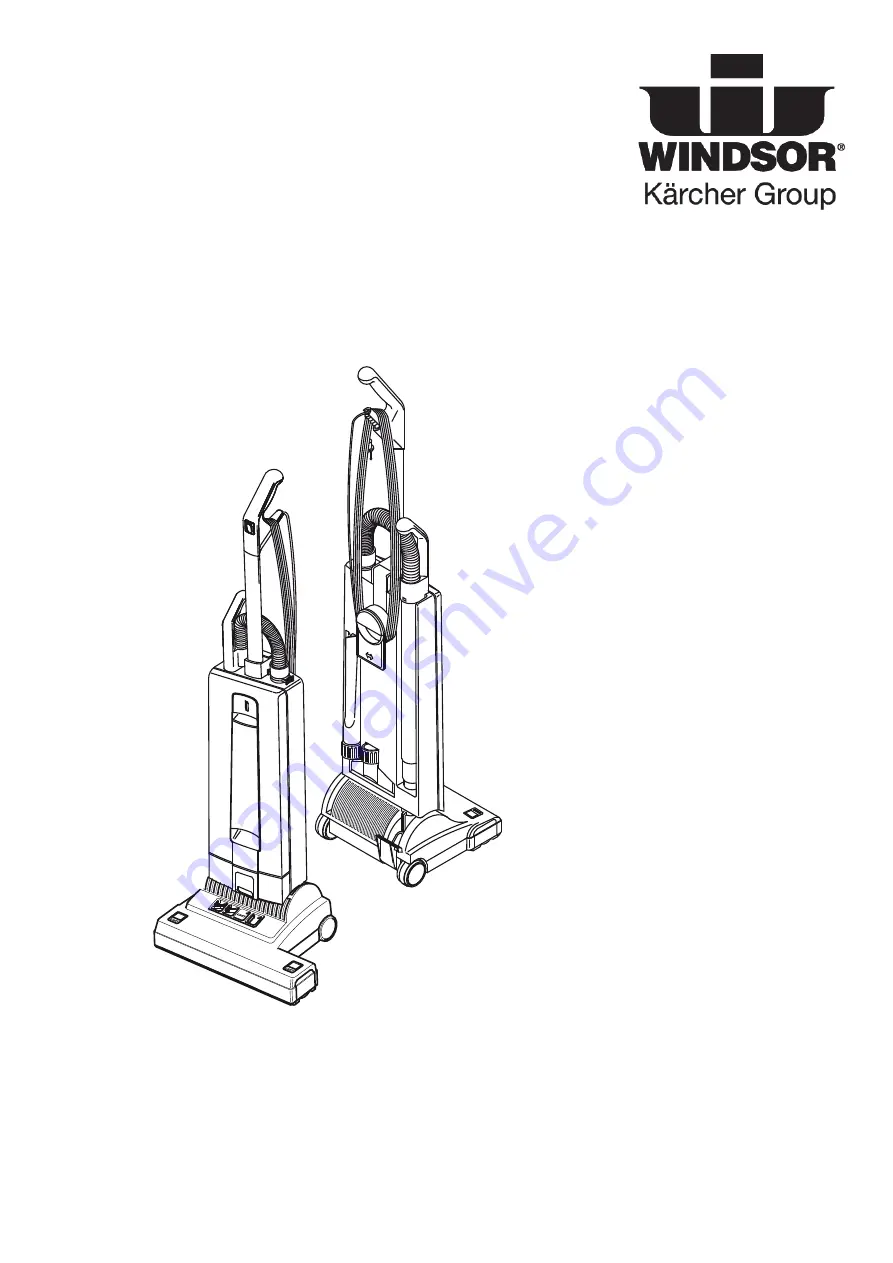 Kärcher WINDSOR SRXP15 Operating Instructions Manual Download Page 14