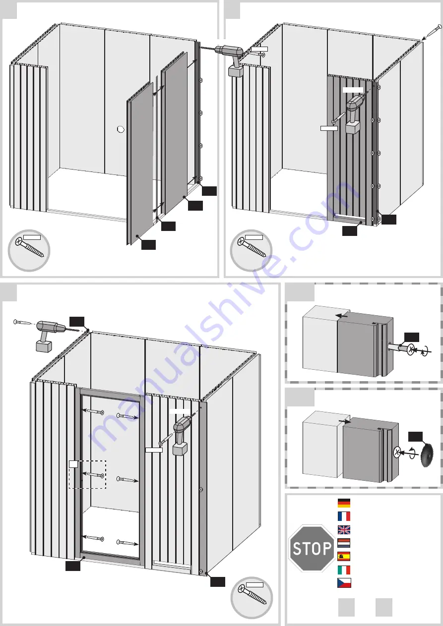 Karibu 75260 Building Instructions Download Page 6