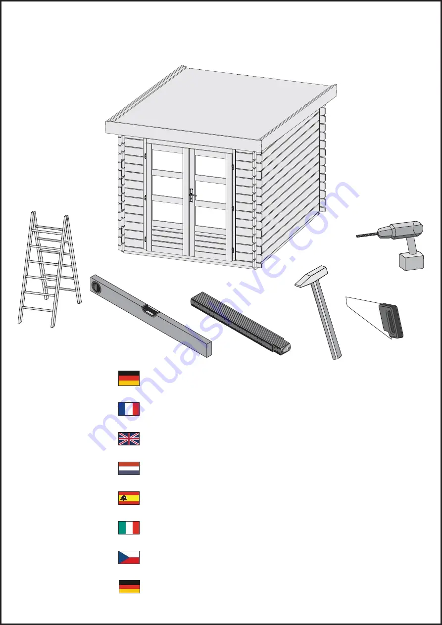 Karibu BASTRUP Building Instructions Download Page 1