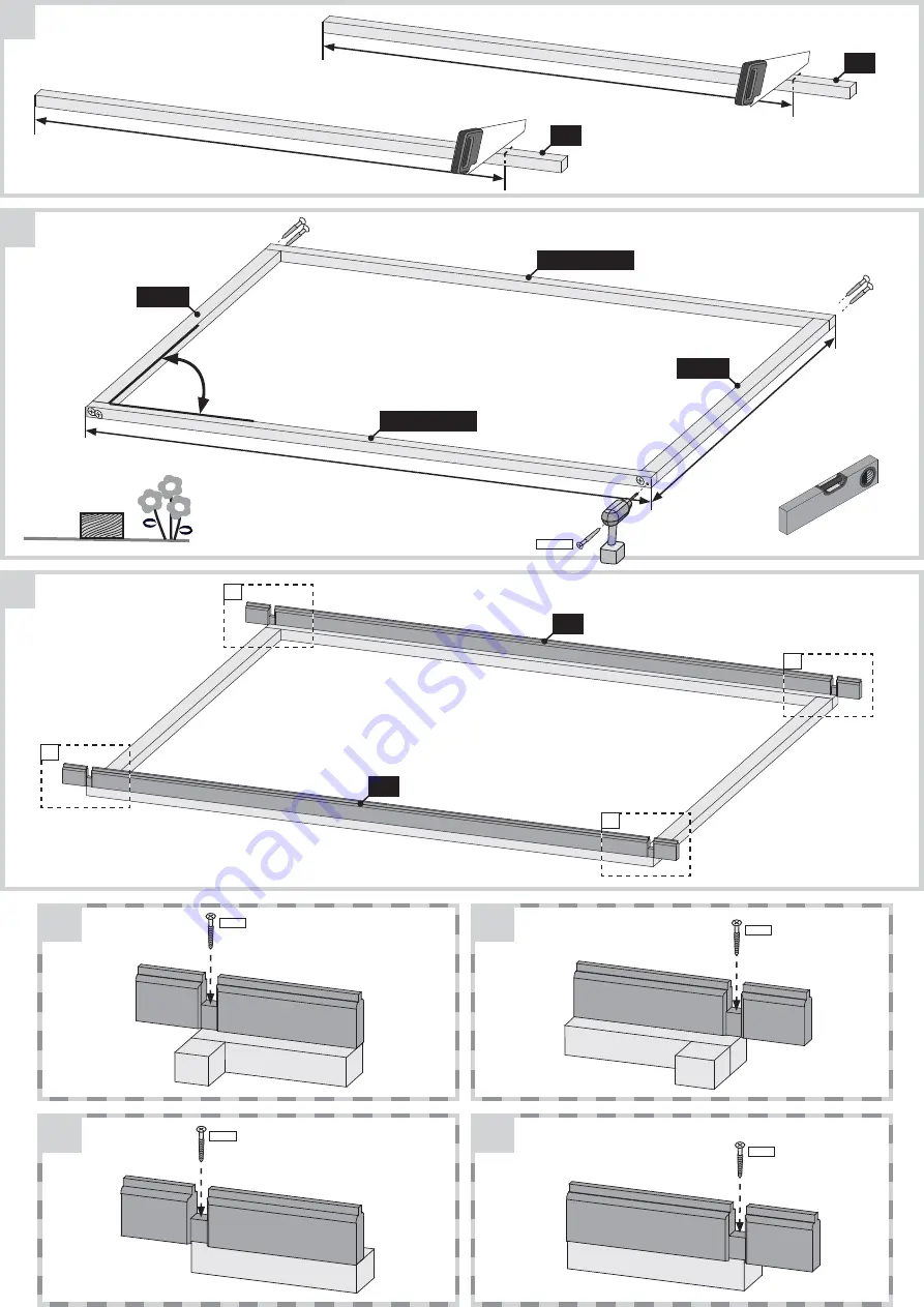 Karibu BASTRUP Building Instructions Download Page 4