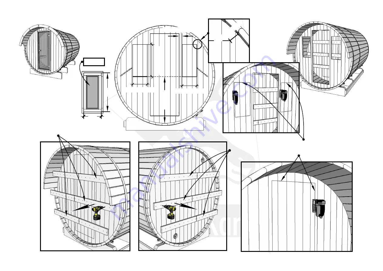 Karibu Sauna 330 Скачать руководство пользователя страница 15