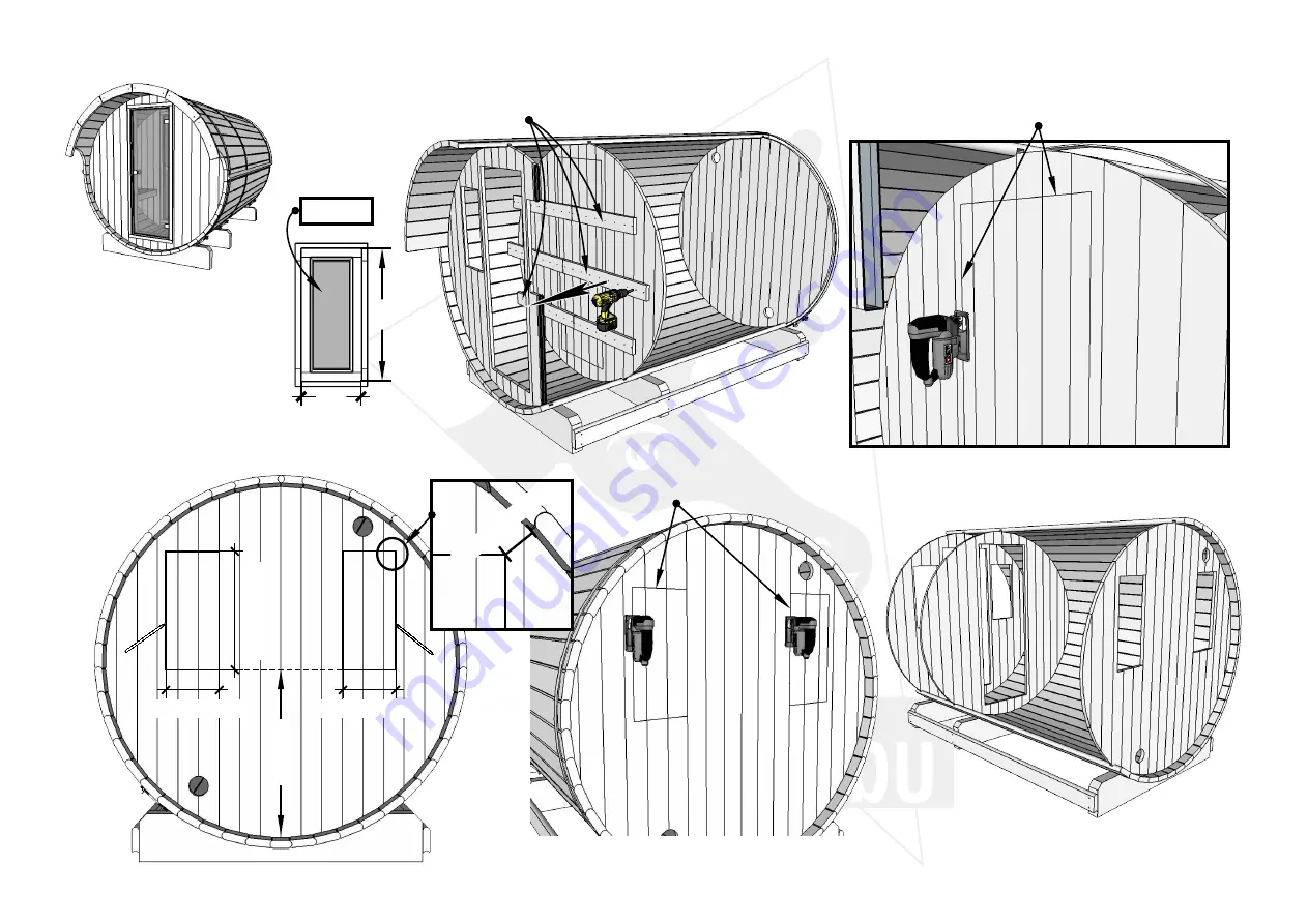 Karibu Sauna 330 Скачать руководство пользователя страница 16