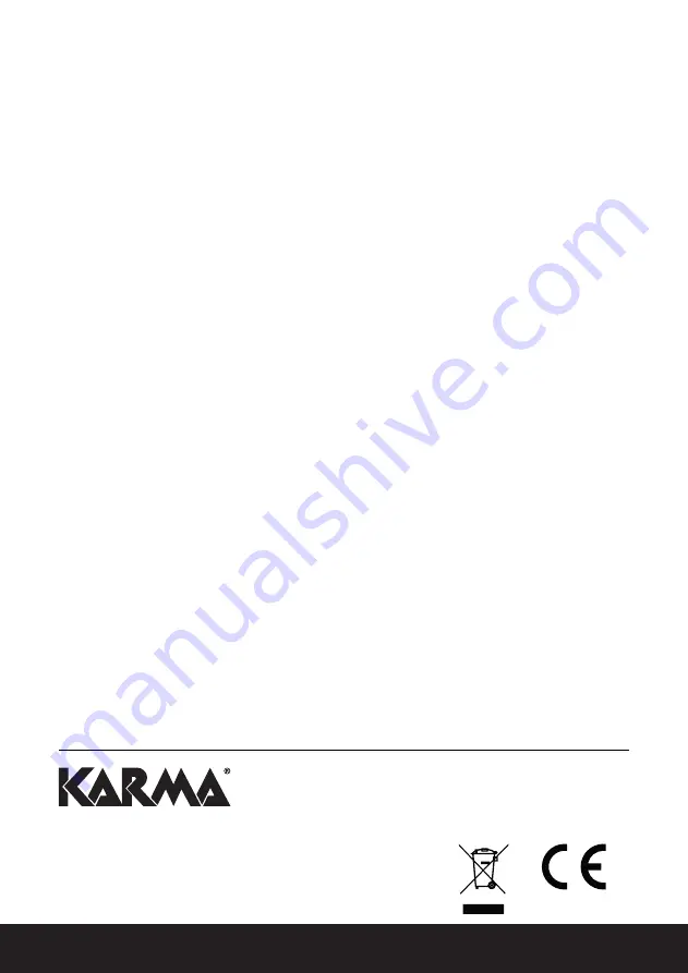 Karma 5002 Instruction Manual Download Page 12