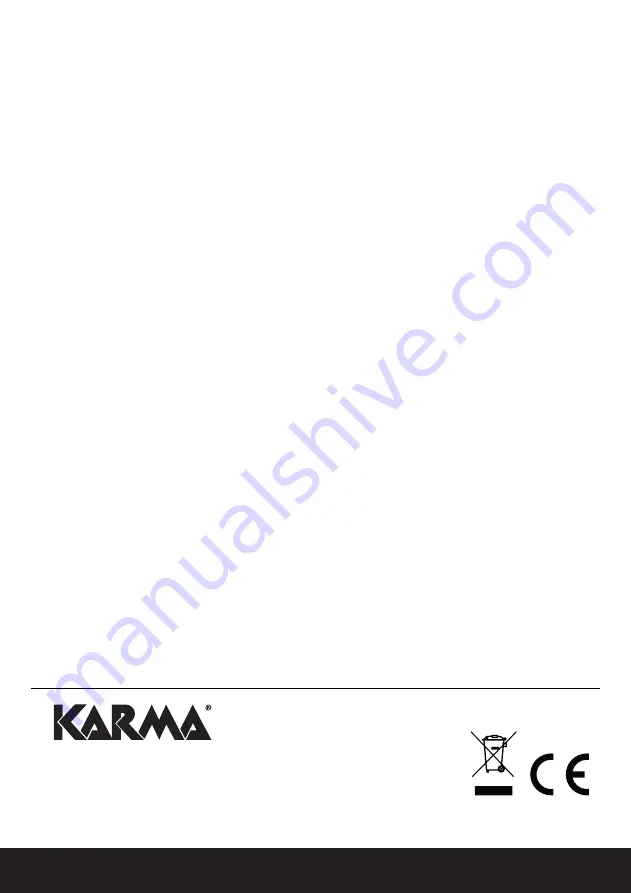 Karma BX 7408 Instruction Manual Download Page 8